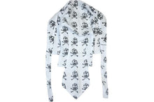 Load image into Gallery viewer, White Skull and Crossbones Zandana
